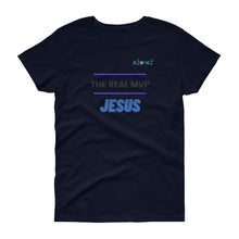 Load image into Gallery viewer, Women's JESUS IS THE MVP short sleeve t-shirt
